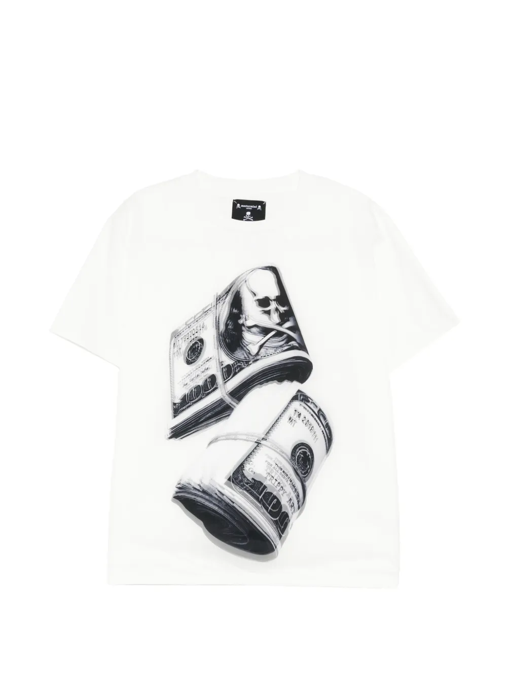 Mastermind Japan Trippy Mikio Art x Mastermind japan T-shirt - Bianco