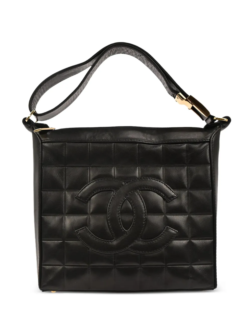 CHANEL Pre-Owned 2000-2001 quilted-leather tote bag - Nero