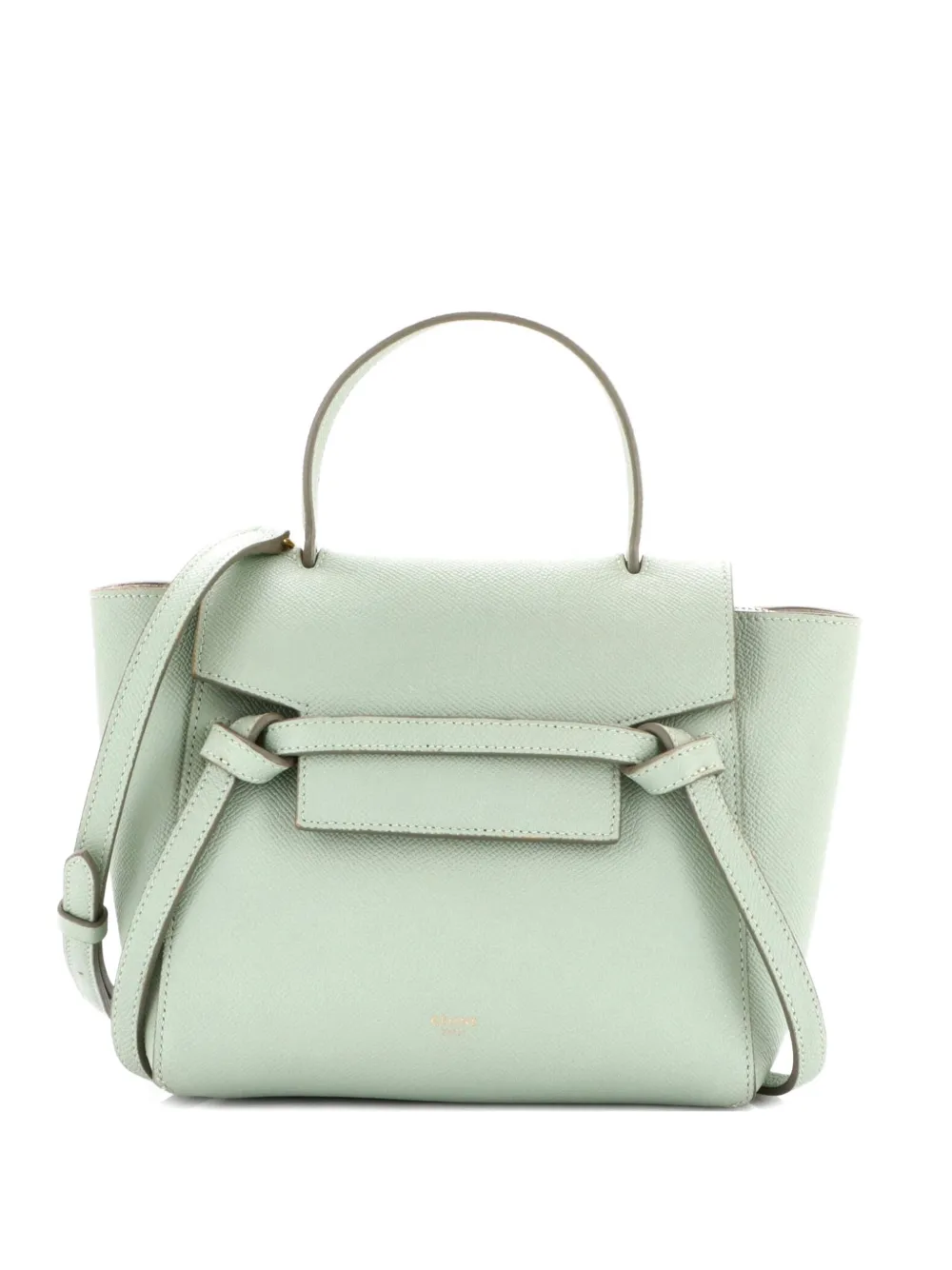 Celine Pre-Owned Belt Bag Textured Leather Pico shoulder bag - Verde