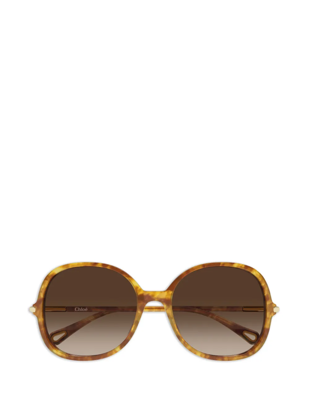 Chloé Eyewear oversized-frame sunglasses - Marrone