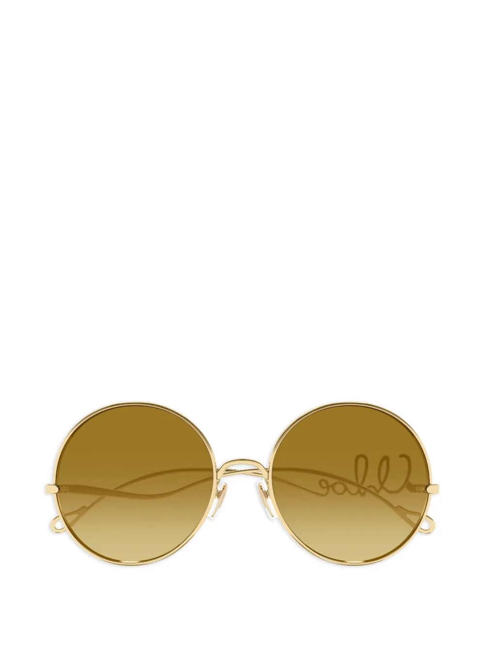 Chloé Eyewear round-frame sunglasses - Oro