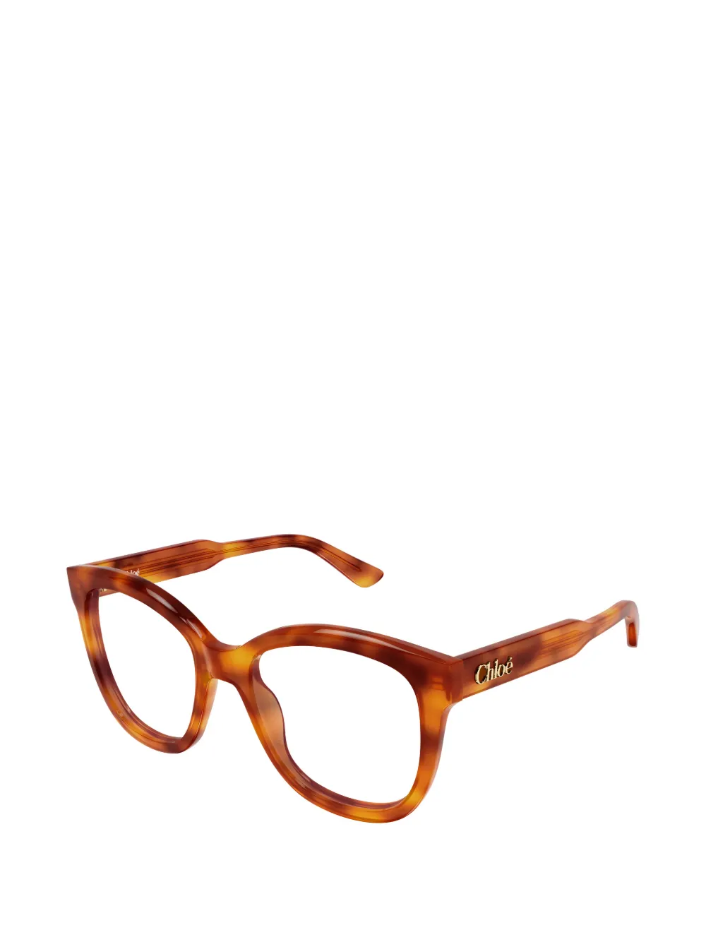 Chloé Eyewear Bril met cat-eye montuur Bruin
