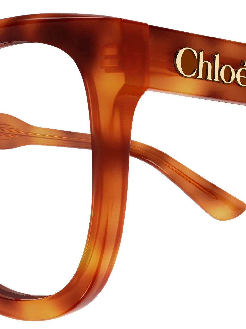 Chloé Eyewear Bril met cat-eye montuur Bruin