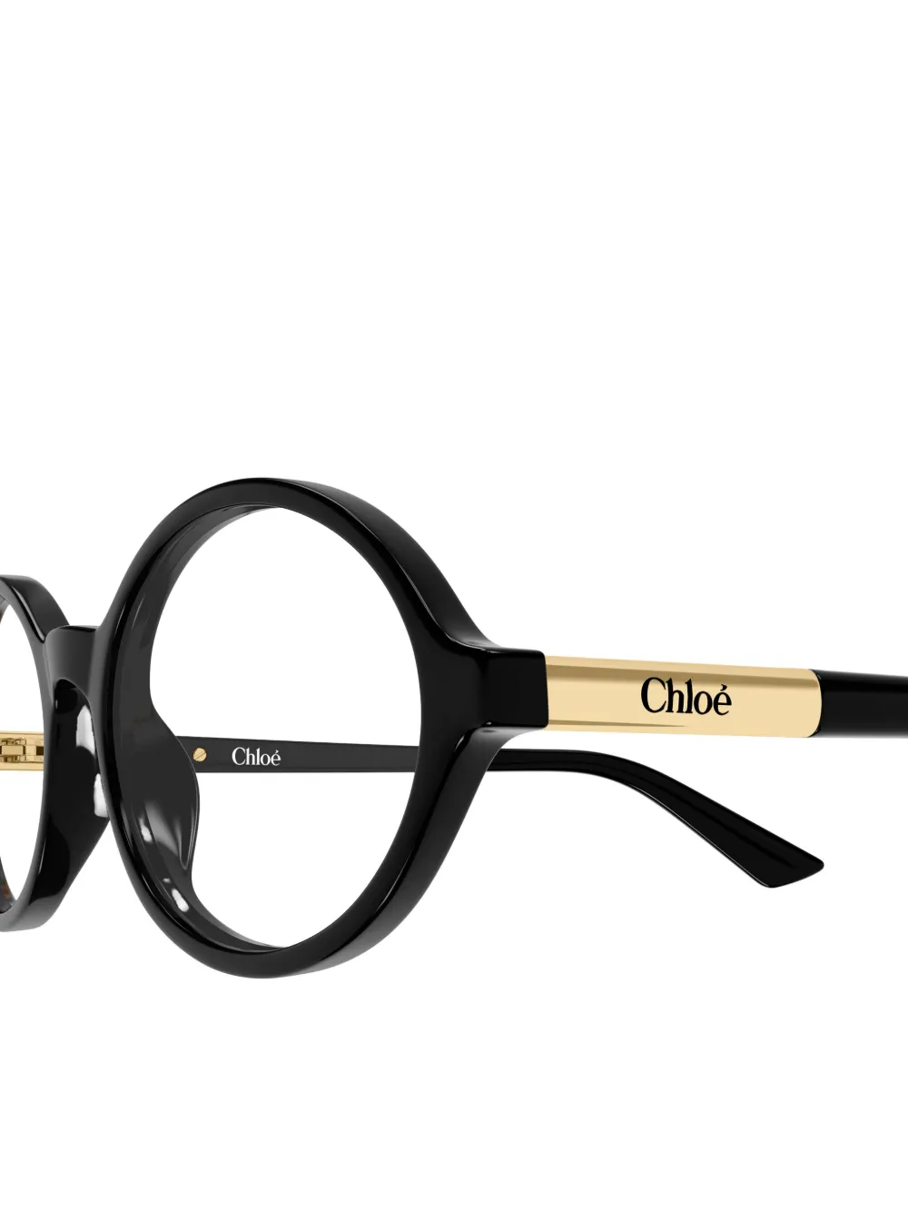 Chloé Eyewear Bril met ovaal montuur Zwart