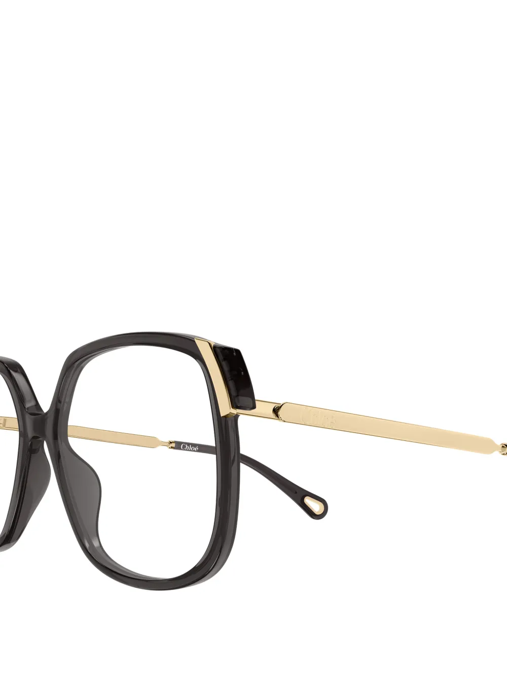  Chloé Eyewear Square-frame Glasses - Black 