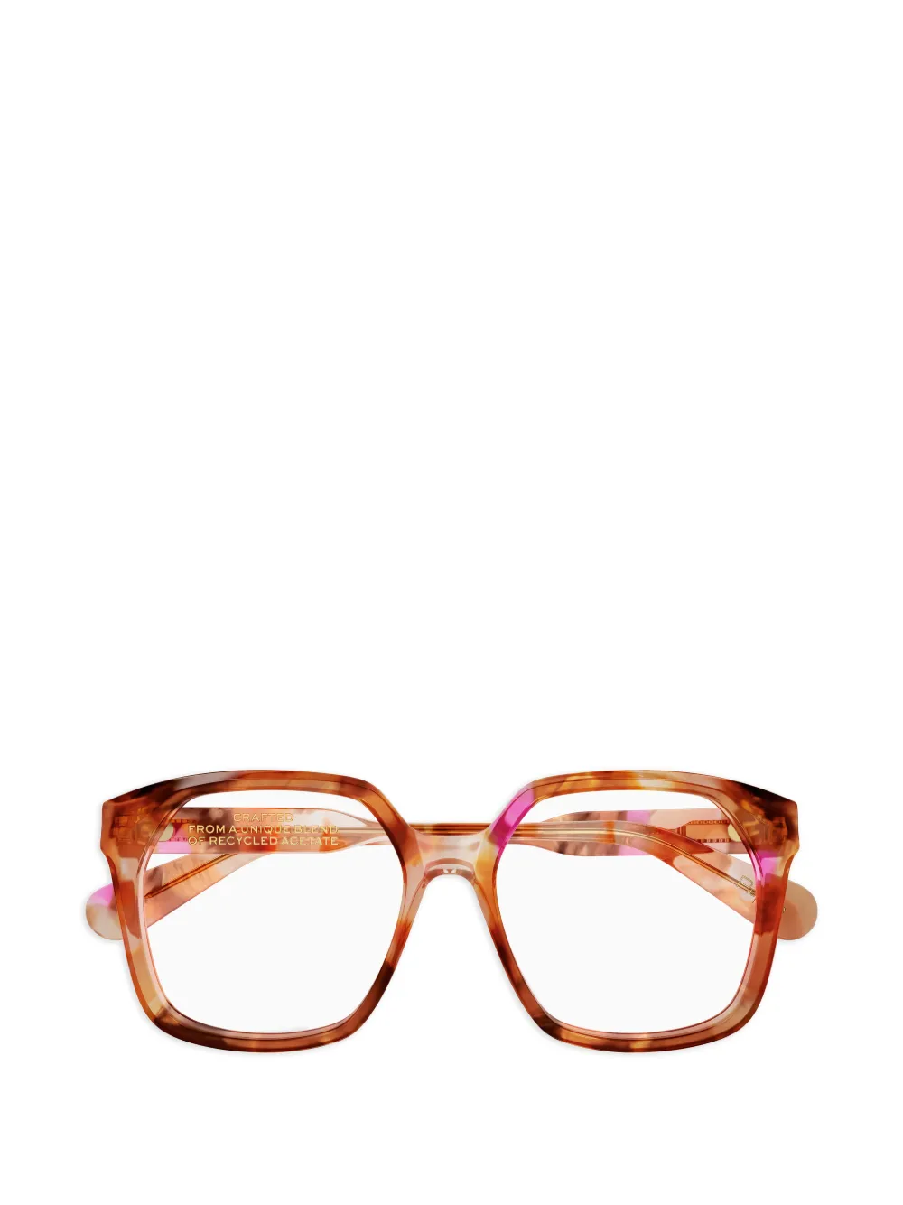 Chloé Eyewear square-frame glasses - Arancione