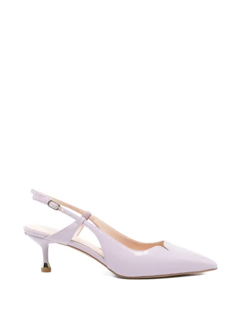 LIU JO patent faux-leather slingbacks