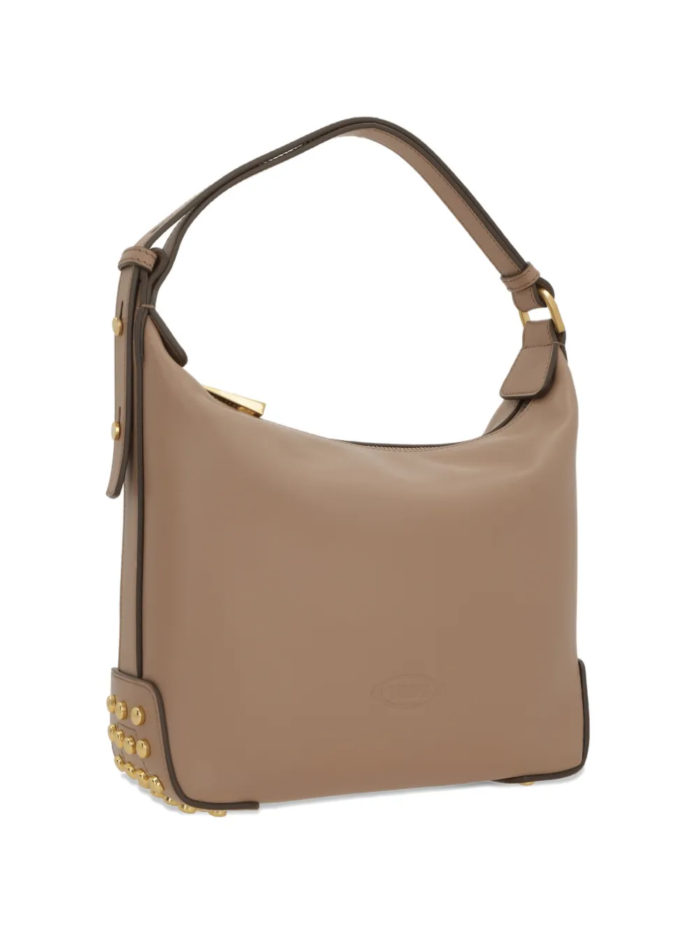 Tod's logo-embossed studded tote bag - Toni neutri