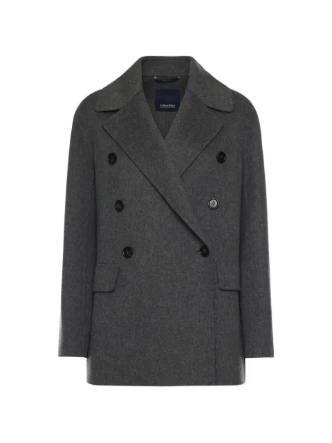 'S Max Mara abrigo con doble botonadura