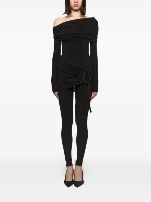 Atu Body Couture シャーリング ジャンプスーツ | ブラック | FARFETCH JP
