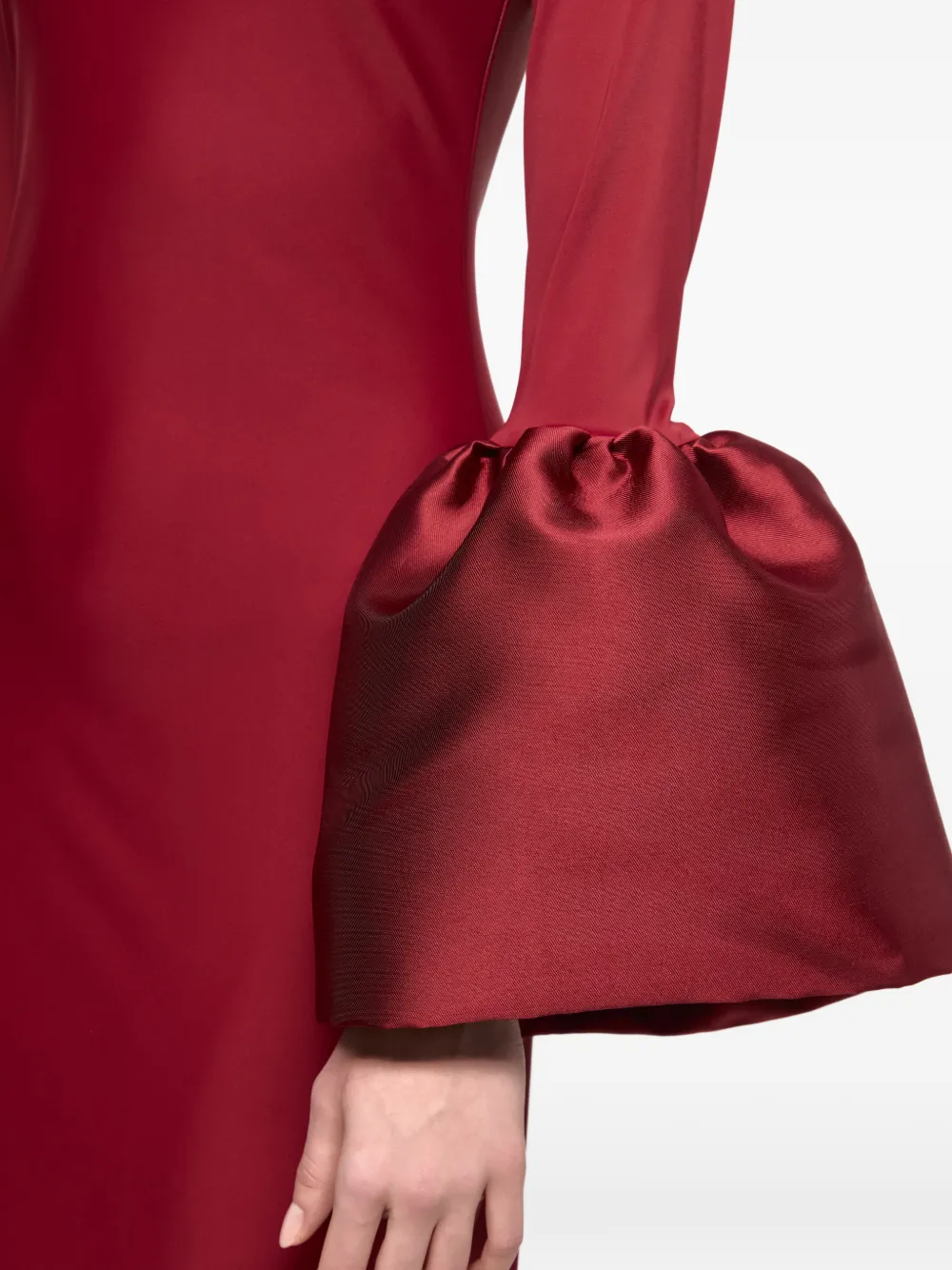 Atu Body Couture Midi-jurk met klokmouwen Rood