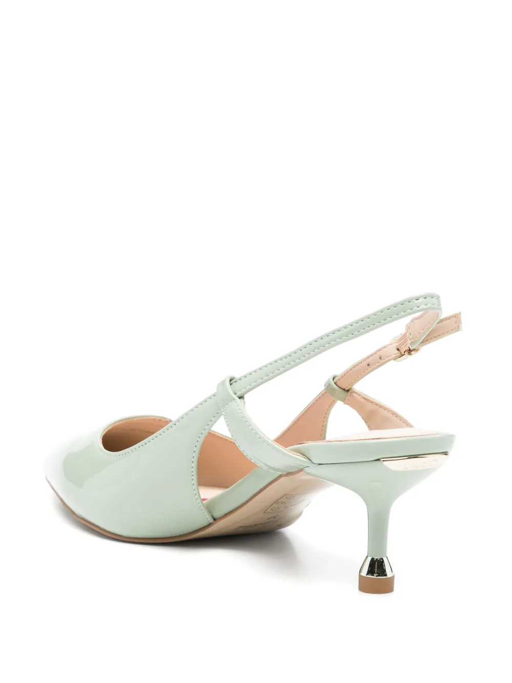  Liu Jo Cut-out Slingback Pumps - Green 