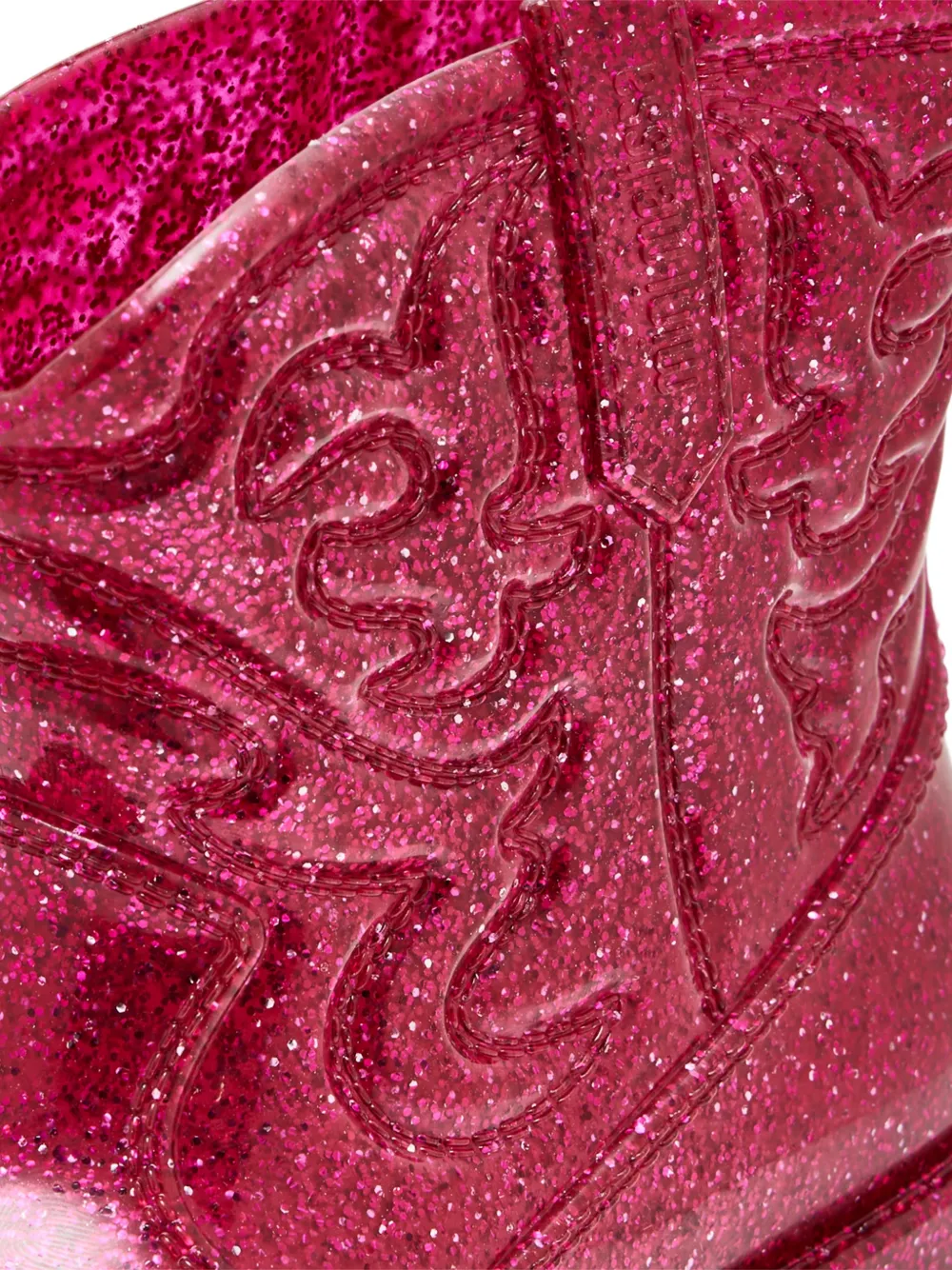 Mini Melissa Regenlaarzen met glitter Roze