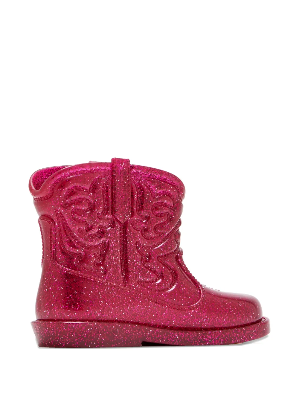 Mini Melissa Regenlaarzen met glitter Roze