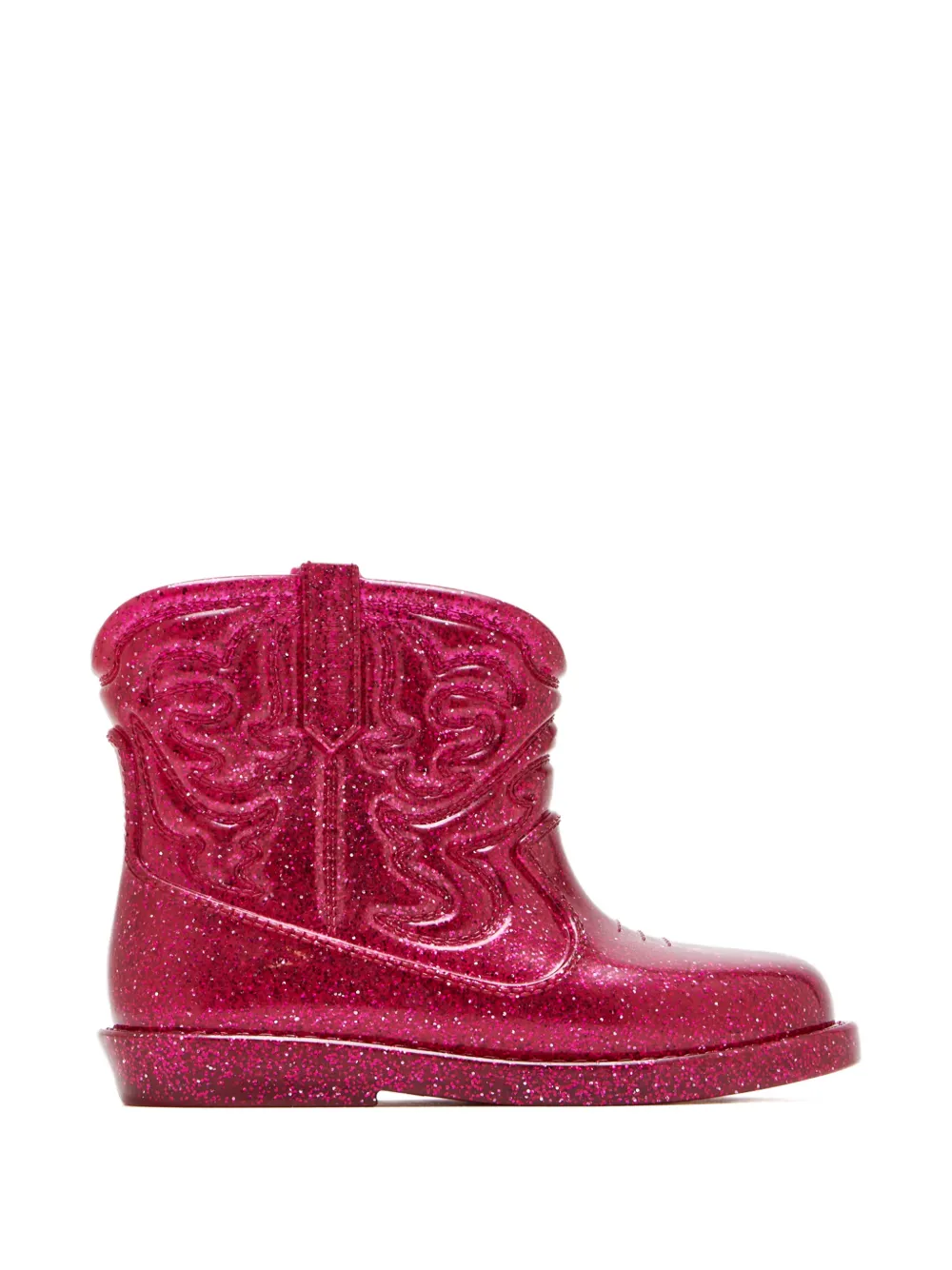 Mini Melissa Regenlaarzen met glitter Roze