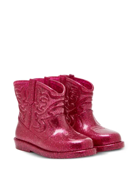 Mini Melissa botas de lluvia con glitter