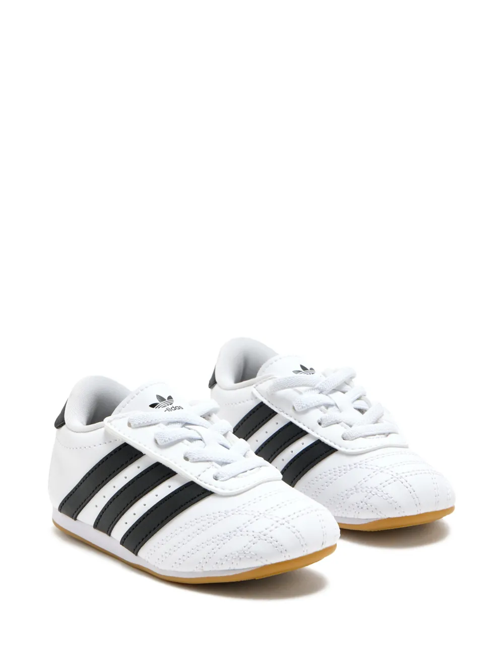 adidas Kids stripes lace-up sneakers - Bianco