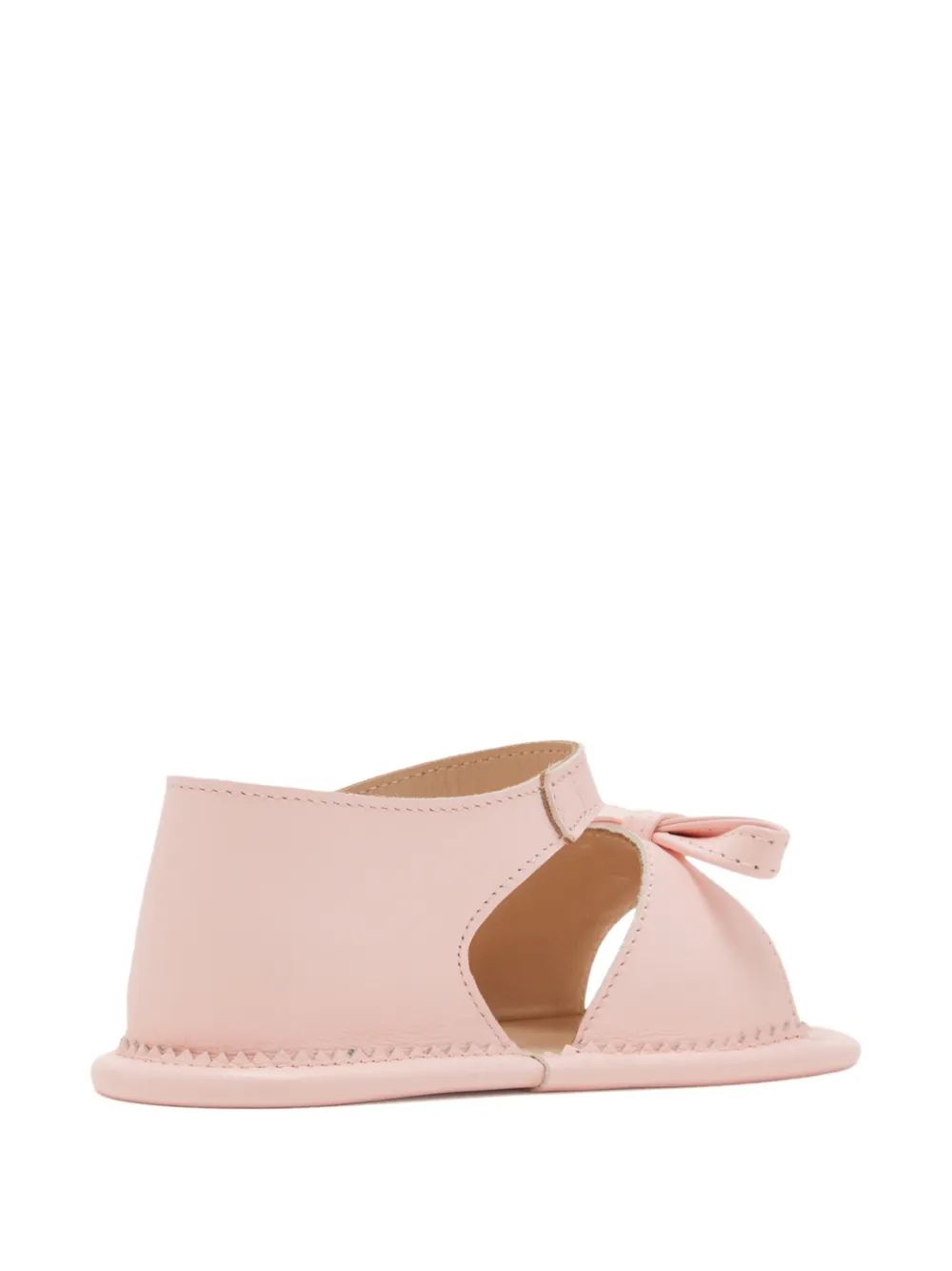 Andrea Wazen Sandalen met strik en bandje Roze