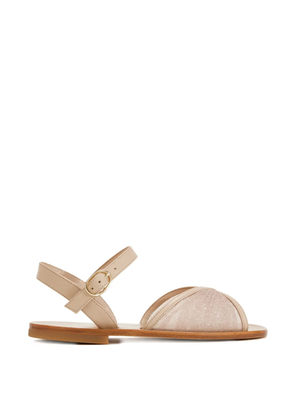 Andrea Wazen criss cross sandals - Toni neutri