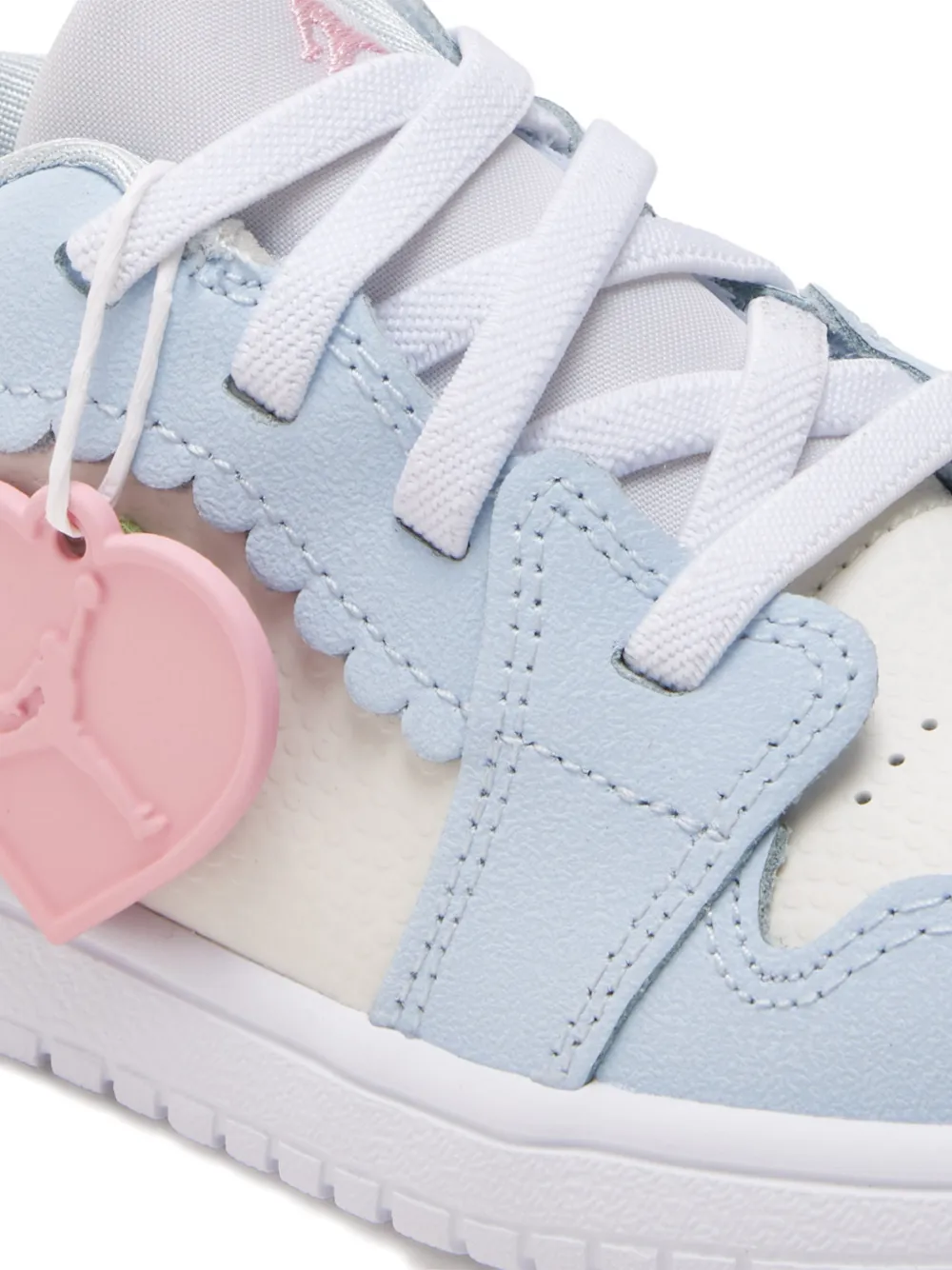 Nike x Jordan 1 Low tag-detail lace-up sneakers Blauw