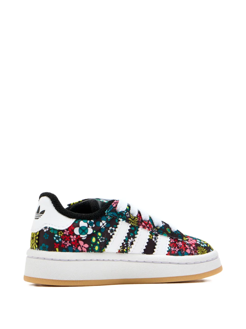 adidas Kids Superstar sneakers met bloemenpatroon Zwart