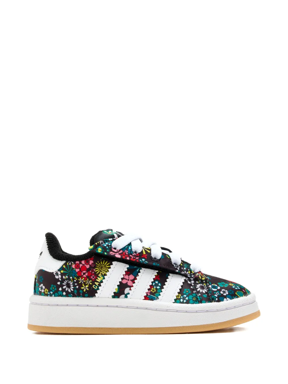 adidas Kids Superstar sneakers met bloemenpatroon Zwart