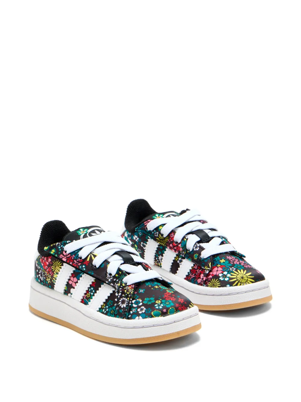adidas Kids Superstar floral-pattern sneakers - Nero