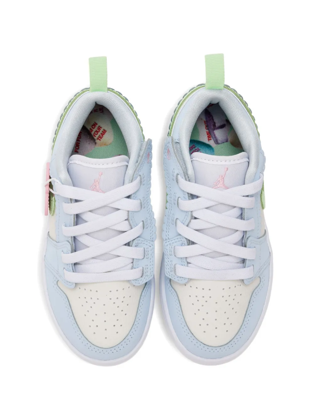 Nike x Jordan 1 Low heart-tag sneakers Blauw