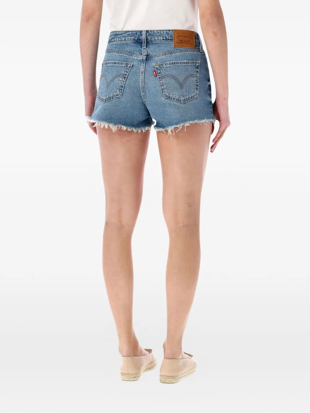  Levi's Low-rise Denim Shorts - Blue 