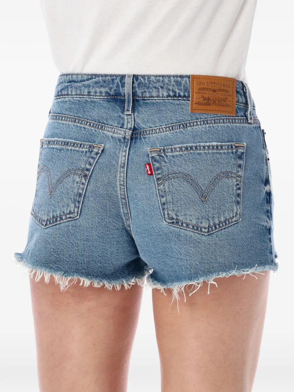  Levi's Low-rise Denim Shorts - Blue 