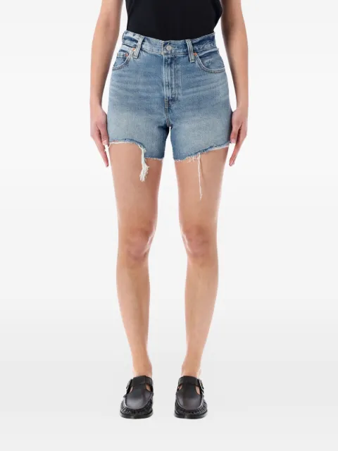 Levi's Ribcage frayed shorts