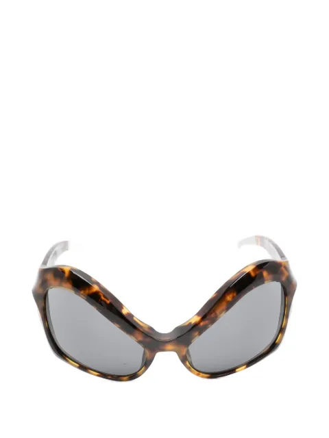 Mugler lentes de sol con armazón geométrica