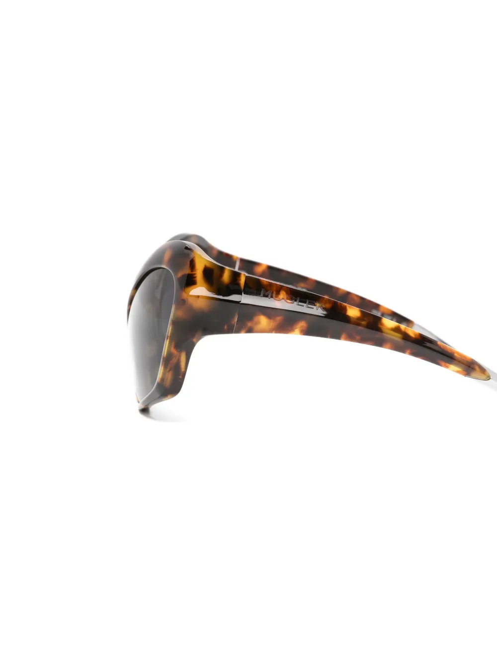  Mugler Geometric-frame Sunglasses - Brown 
