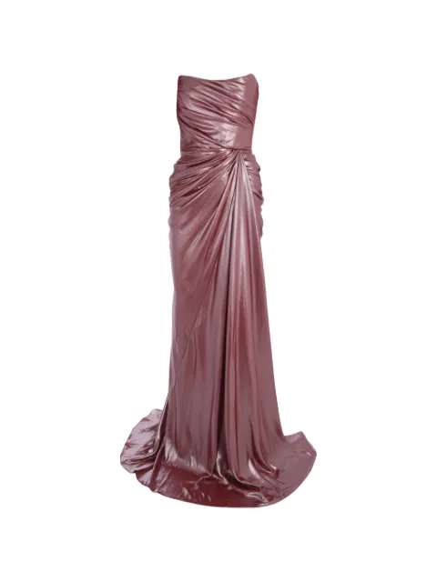 Rhea Costa Zaira strapless maxi dress