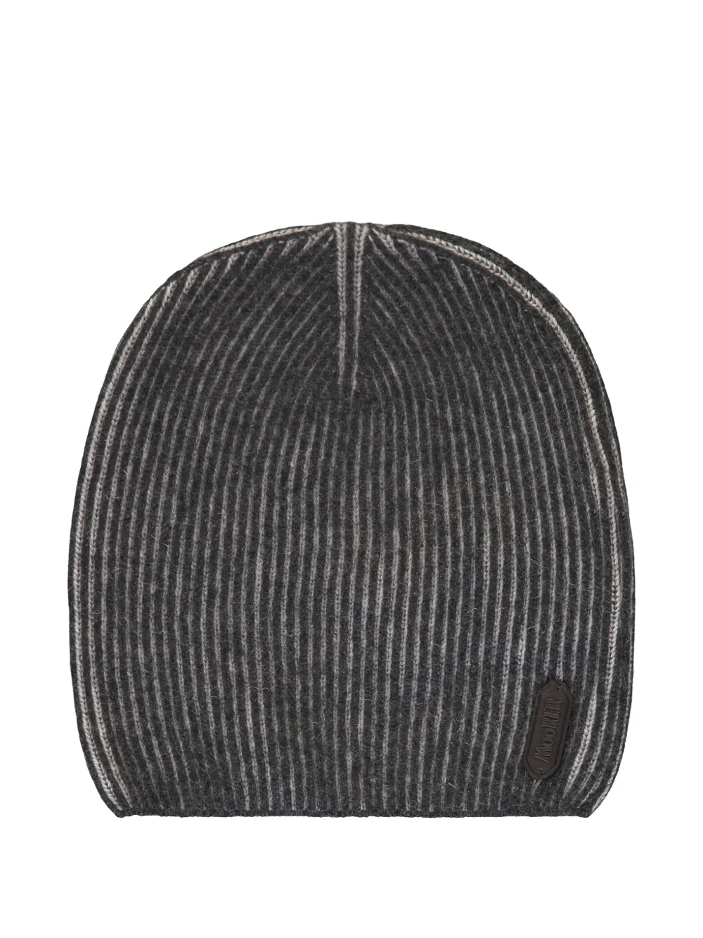 Moorer knitted beanie hat - Grigio
