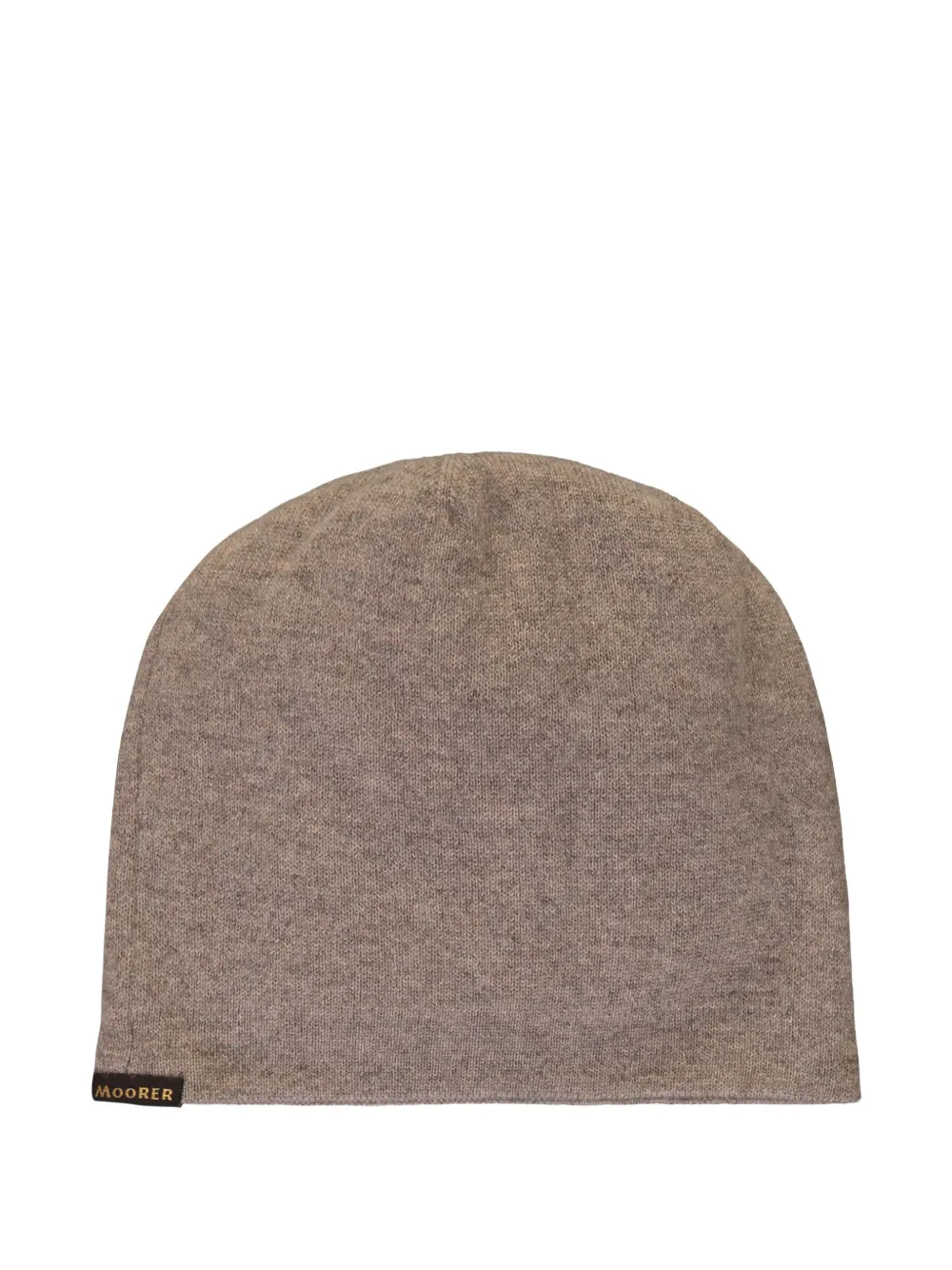 Moorer knit beanie hat - Toni neutri