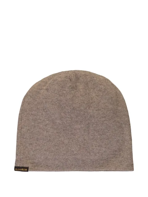 Moorer knit beanie hat