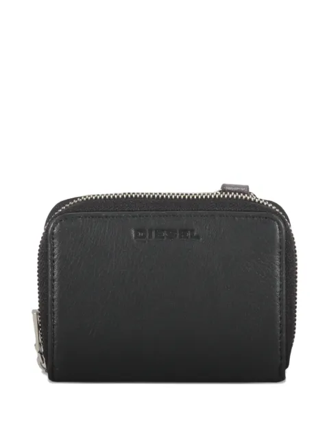 Diesel zip leather wallet