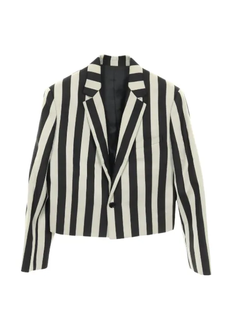 Celine Pre-Owned 2000s striped cropped blazer