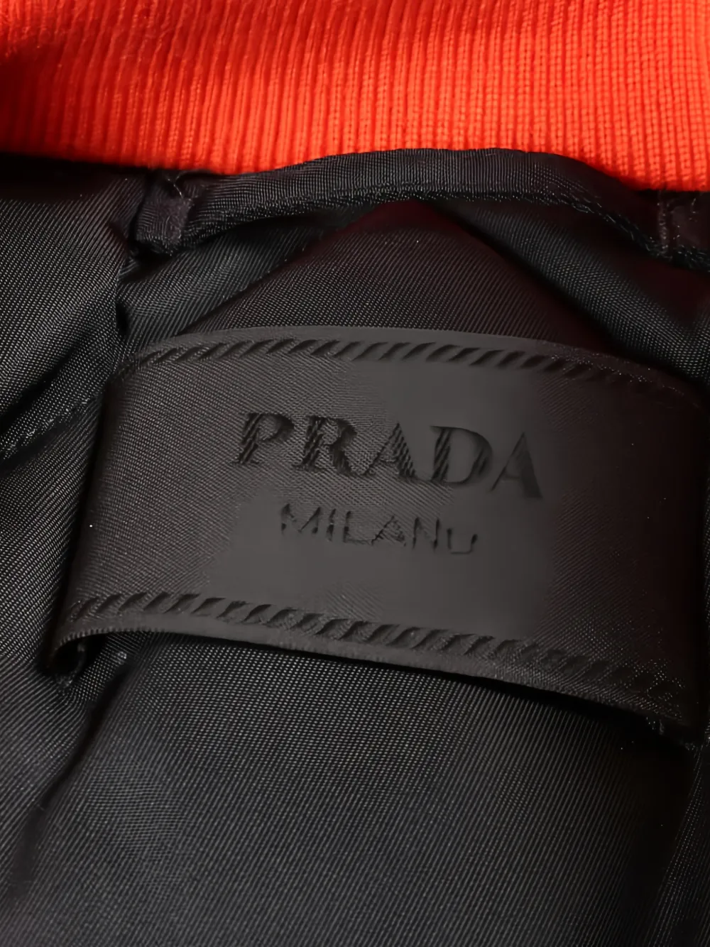  Prada Pre-owned X Raf Simons Re-nylon Coat - Orange 