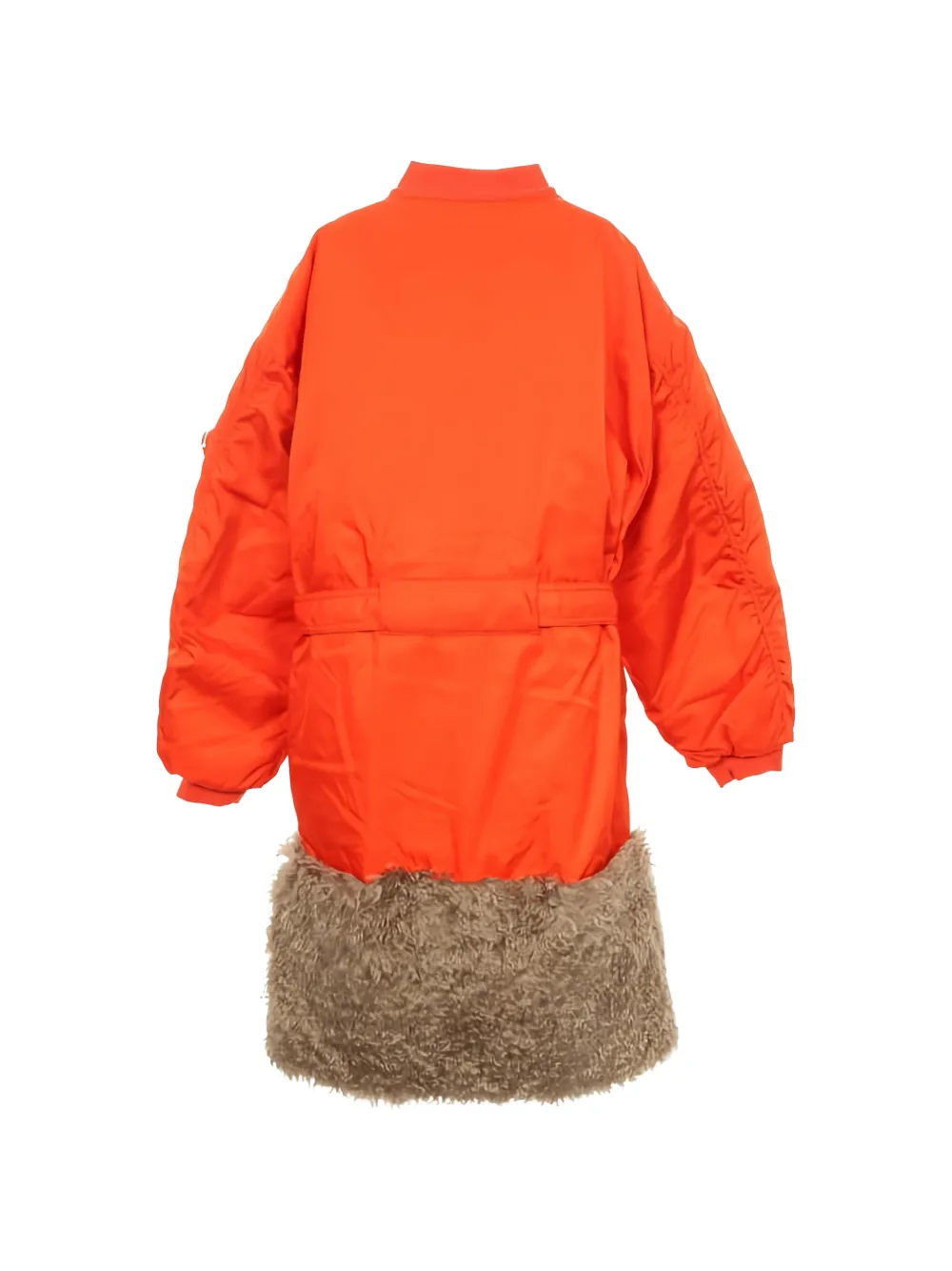  Prada Pre-owned X Raf Simons Re-nylon Coat - Orange 