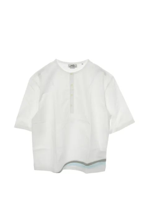 Hermès Pre-Owned 2010s Henley-neck shirt