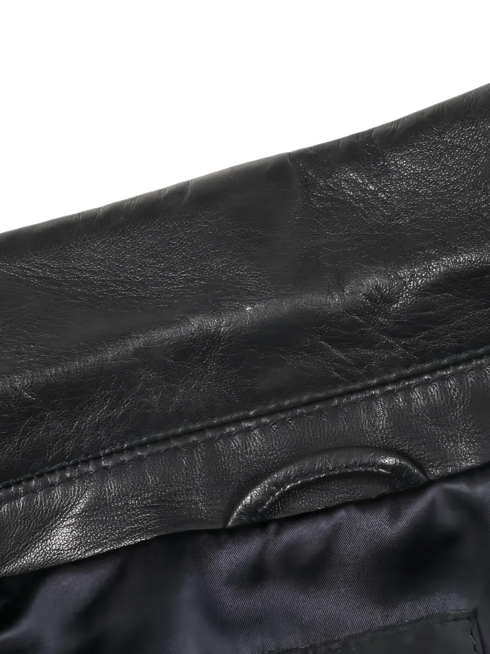 2010s Peplum Leather Blazer