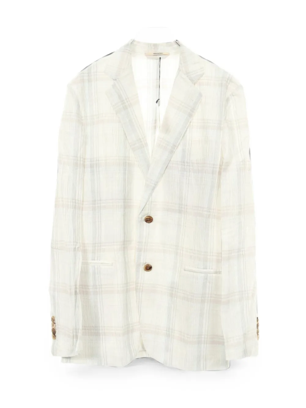 Hermès Pre-Owned 2010s einreihiger Tweed-Blazer - Weiß