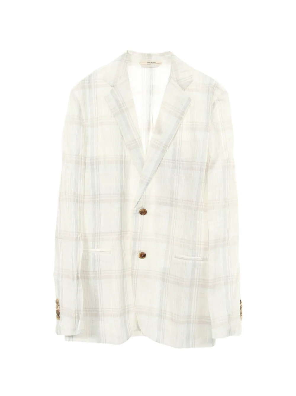 Hermès Pre-Owned 2010s einreihiger Tweed-Blazer - Weiß