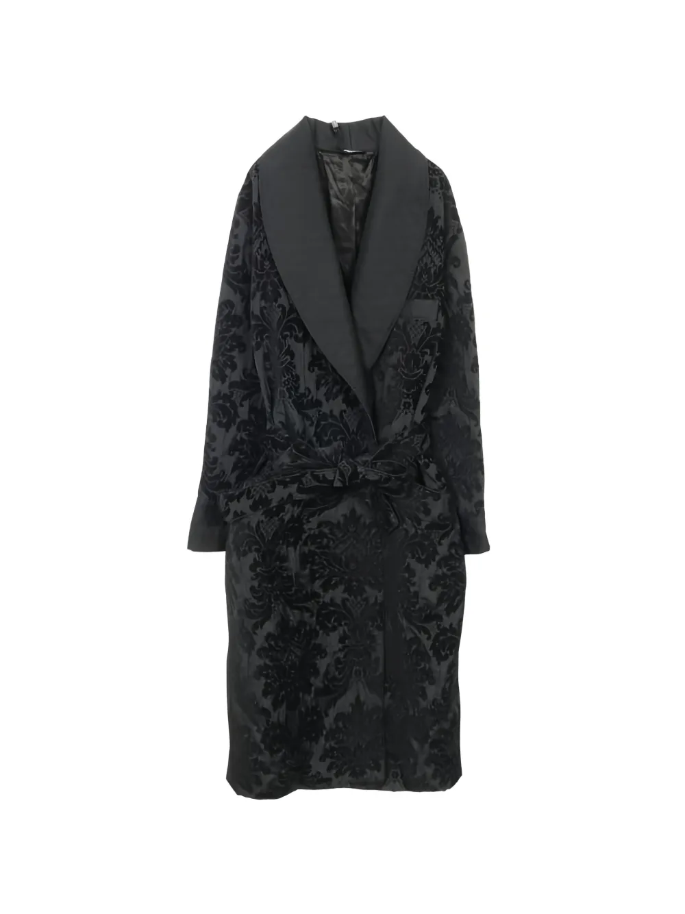 Dolce & Gabbana Pre-Owned 2020s damask coat - Nero