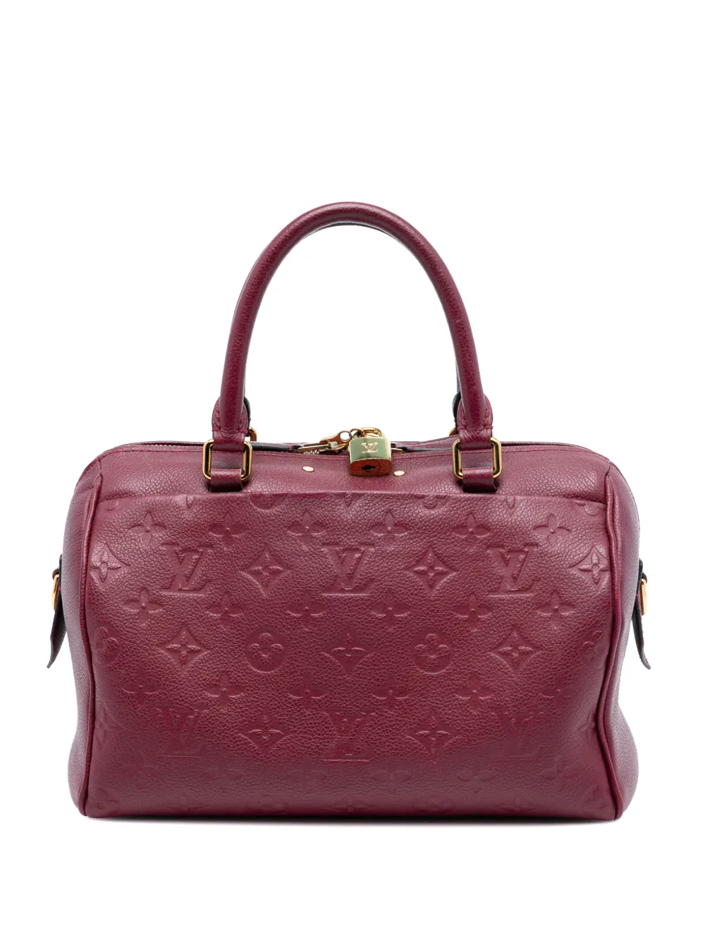 Louis Vuitton Pre-Owned 2017 Monogram Empreinte Speedy Bandouliere 25 satchel - Rosso