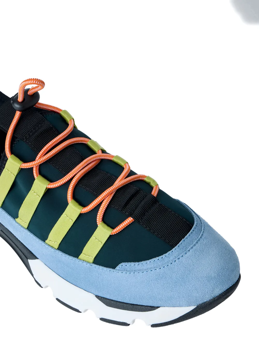 Marni logo-patch panel sneakers Blauw