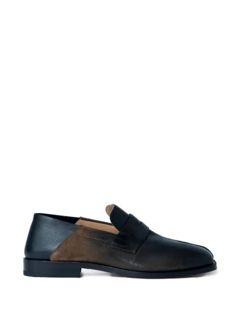 Maison Margiela gradient penny leather loafers