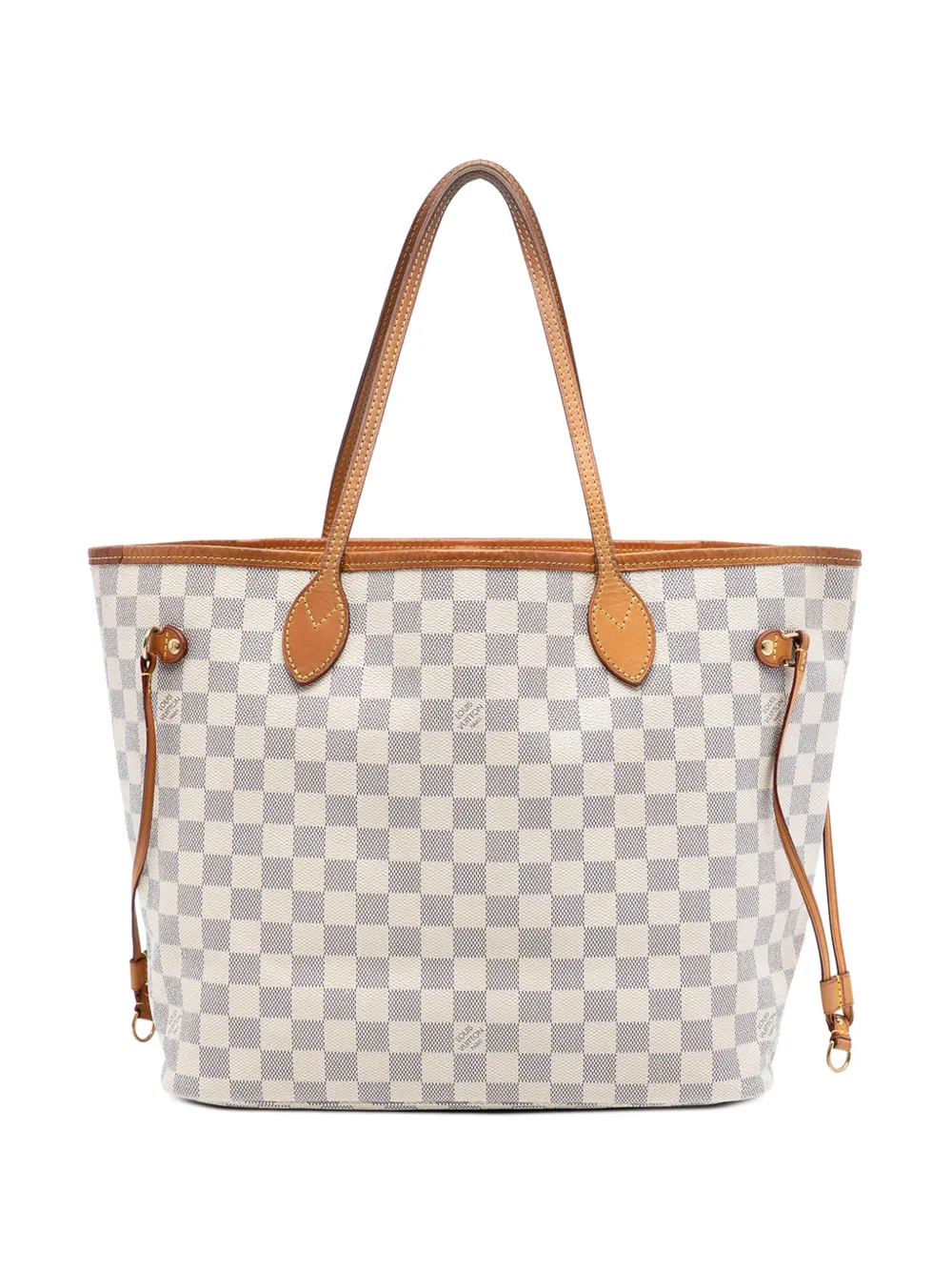 Louis Vuitton Pre-Owned 2014 Damier Azur Neverfull MM tote bag - Bianco